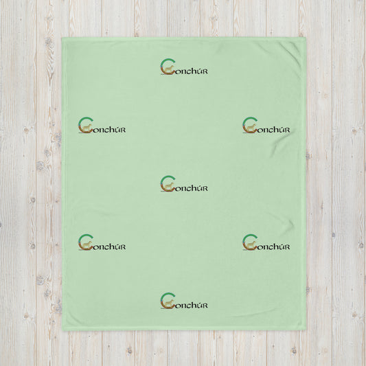 Conchúr (Conor)- Personalized Baby Blanket with Irish name Conchúr