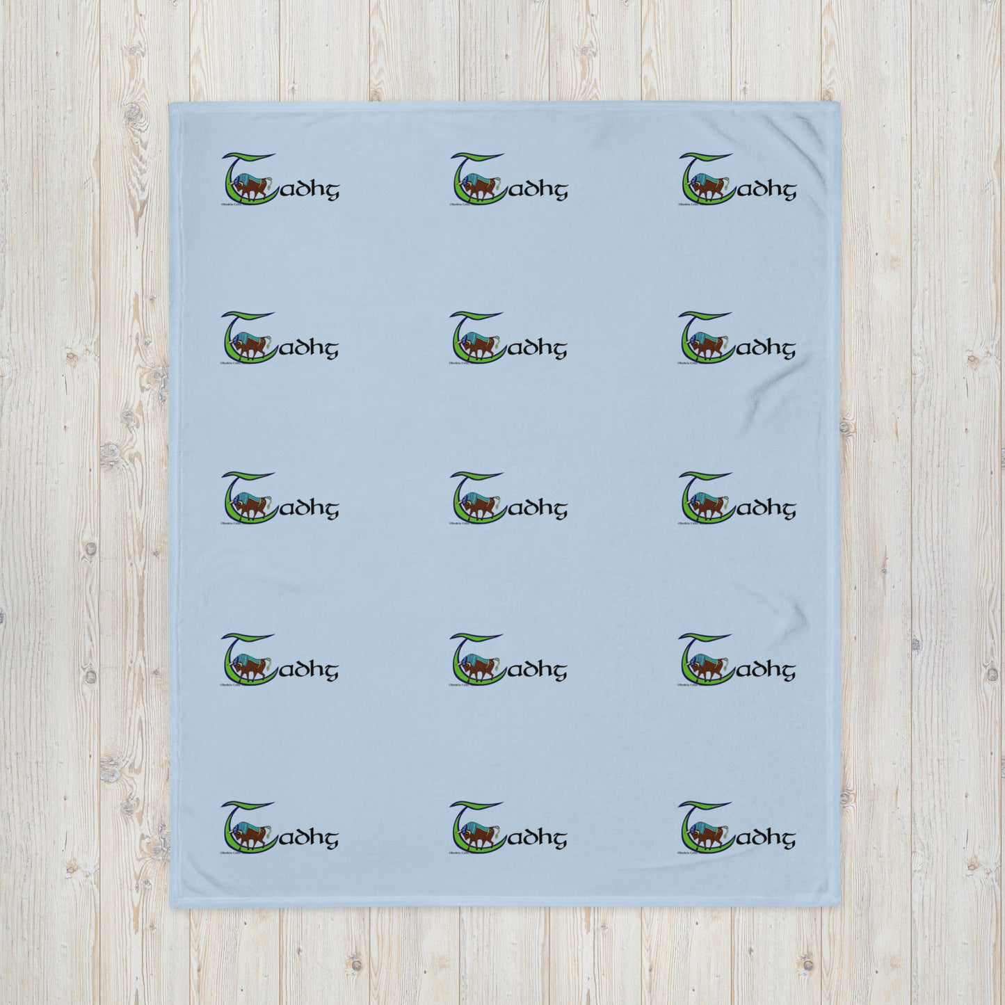 Tadhg (Timothy) - Personalized Baby Blanket with Irish name Tadhg