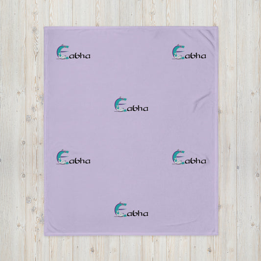 Éabha (Eva) - Personalized Baby Blanket with Irish name Éabha