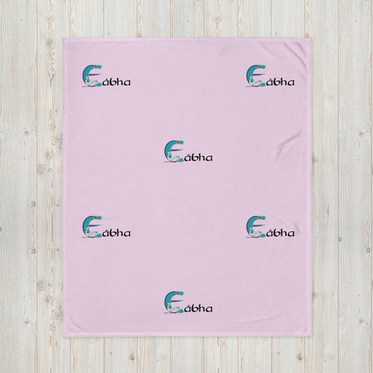 Eábha (Ava) - Personalized Baby Blanket with Irish name Eábha