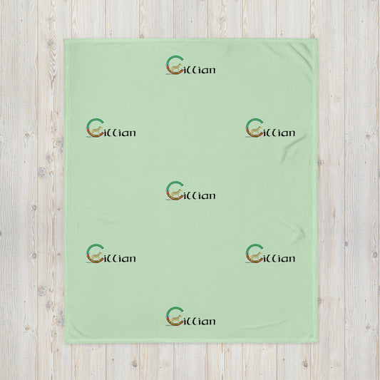 Cillian (Killian) - Personalized Baby Blanket with Irish name Cillian