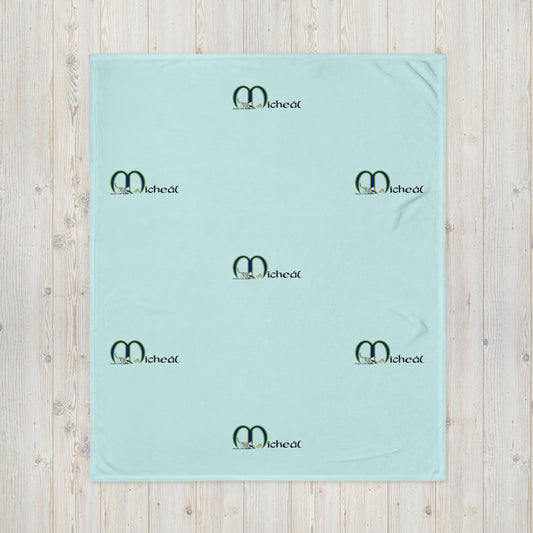 Mícheál (Michael) - Personalized Baby Blanket with Irish name Mícheál