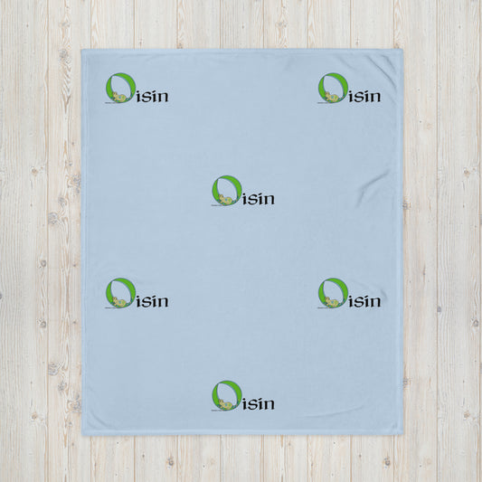 Oisín (Oisin) - Personalized Baby Blanket with Irish name Oisín