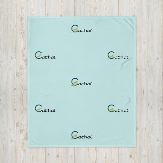 Cathal (Charles) - Personalized Baby Blanket with Irish name Cathal