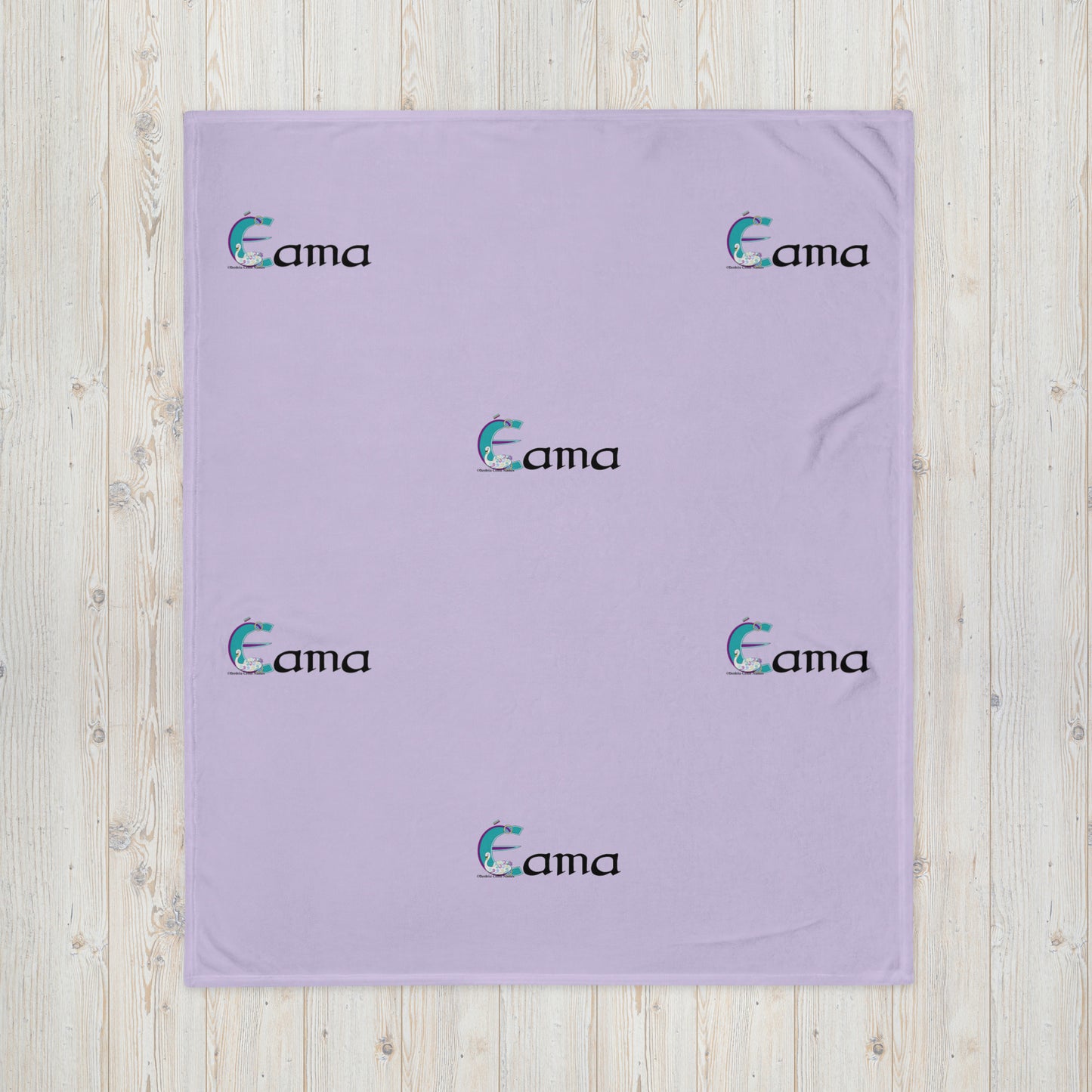 Éama (Emma) - Personalized Baby Blanket with Irish name Éama