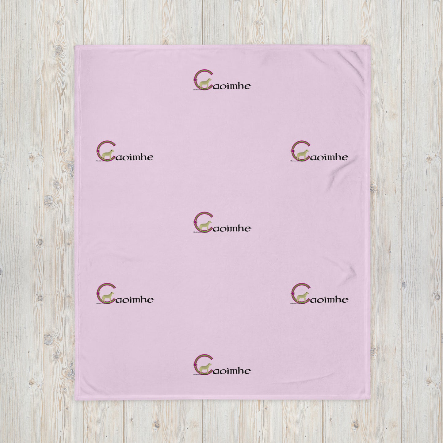 Caoimhe (Keeva) - Personalized Baby Blanket with Irish name Caoimhe