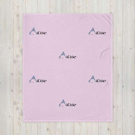 Ailíse (Alice) - Personalized Baby Blanket with Irish name Ailíse