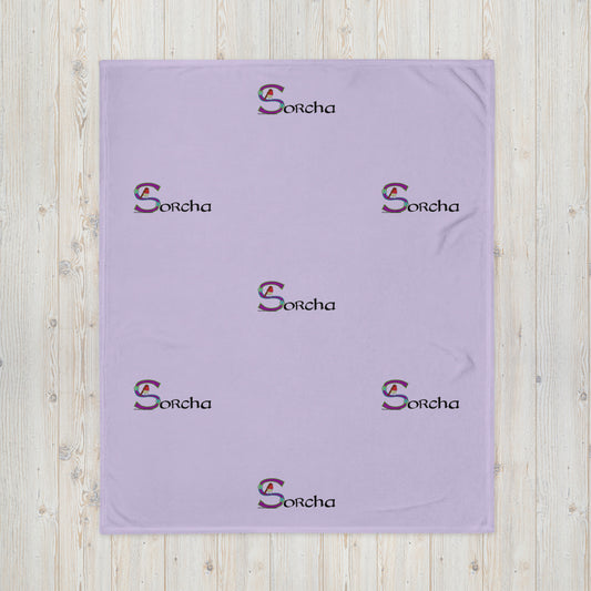 Sorcha (Claire) - Personalized Baby Blanket with Irish name Sorcha