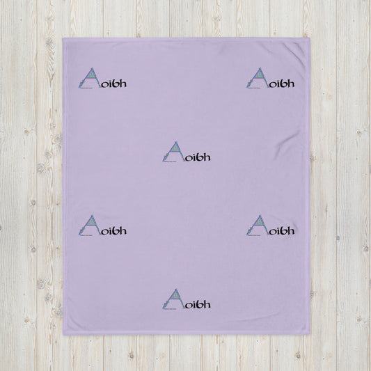 Aoibh (Eve) - Personalized Baby Blanket with Irish name Aoibh