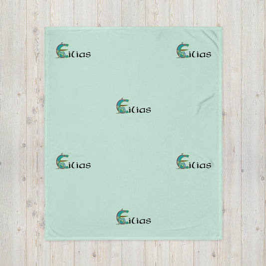 Éilias (Elijah) - Personalized Baby Blanket with Irish name Éilias