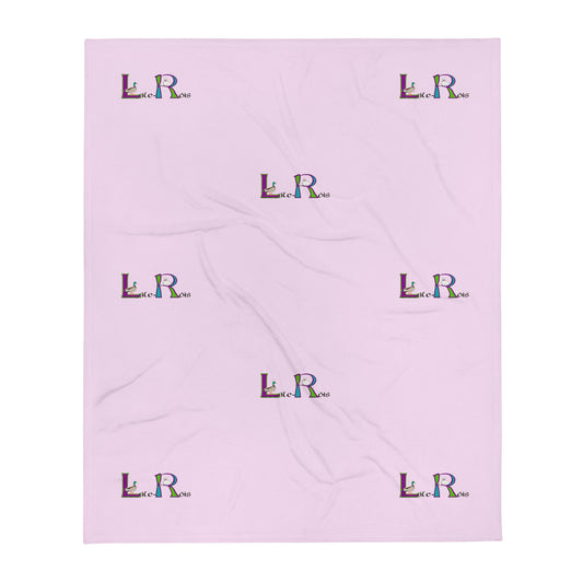 Líle-Róis (Lily-Rose)  - Personalized Baby Blanket with Irish name Líle-Róis