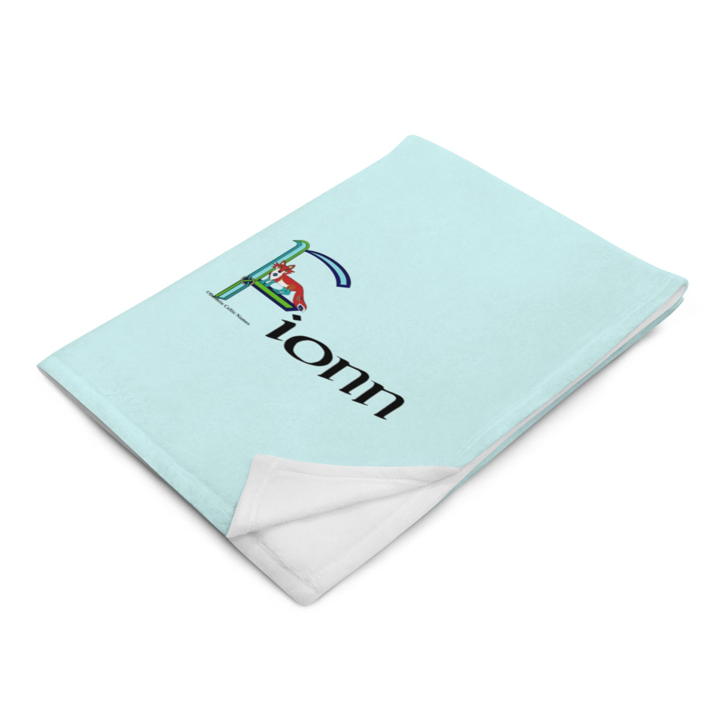 Fionn (Finn) - Personalized Baby Blanket with Irish name Fionn