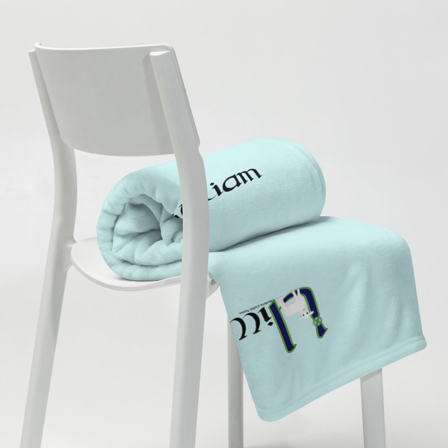 Uilliam (Liam) - Personalized Baby Blanket with Irish name Uilliam