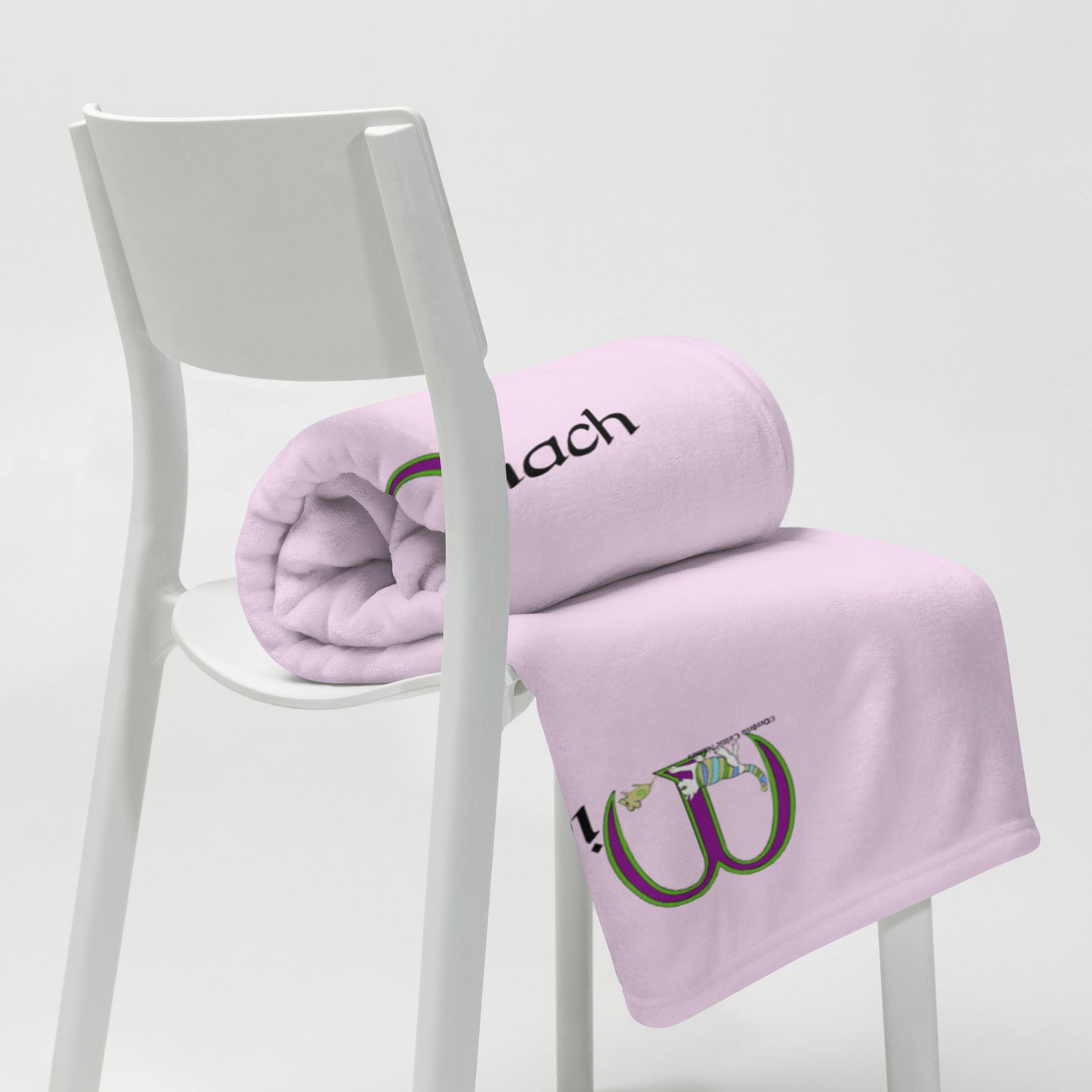 Miach (Mia) - Personalized Baby Blanket with Irish name Miach