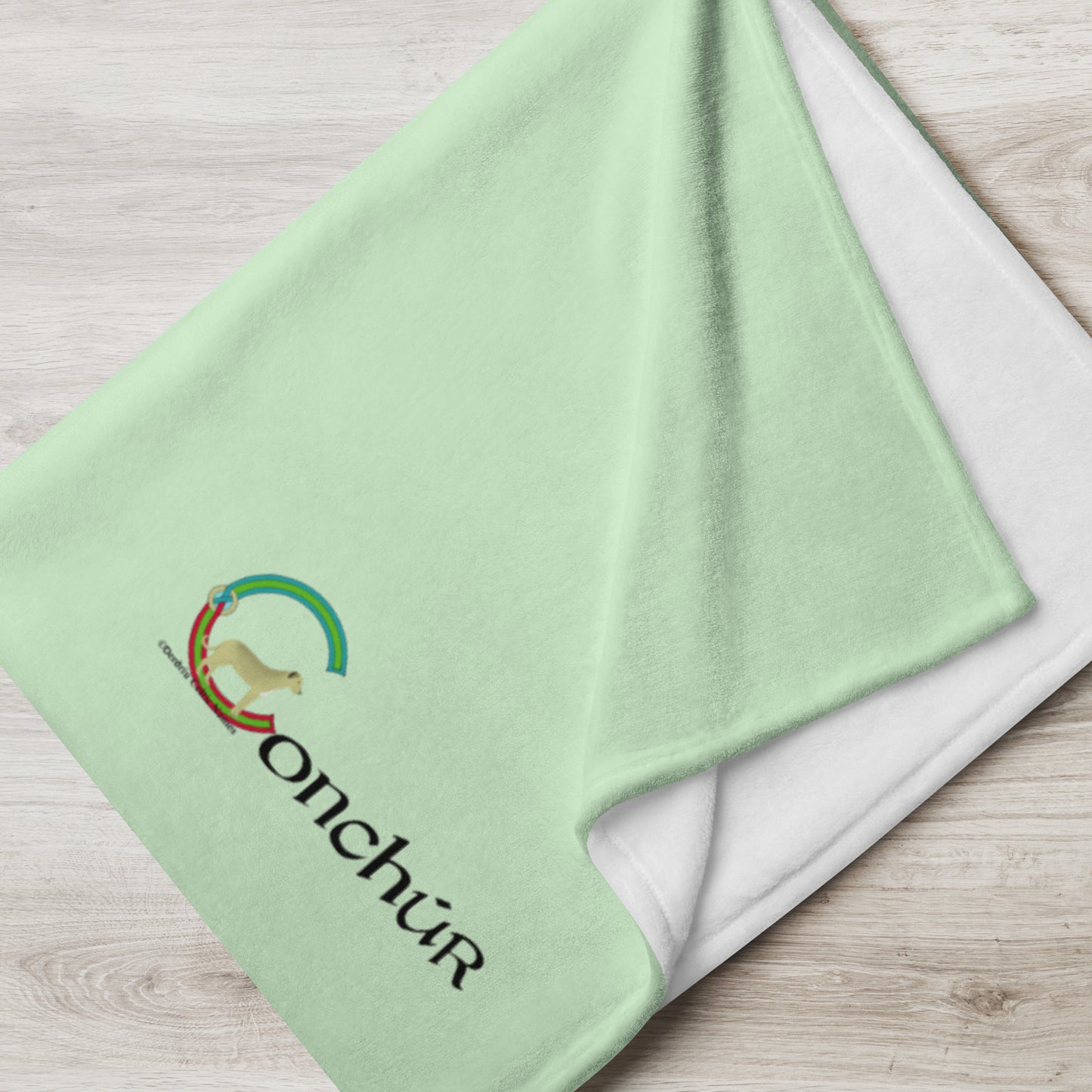 Conchúr (Conor)- Personalized Baby Blanket with Irish name Conchúr