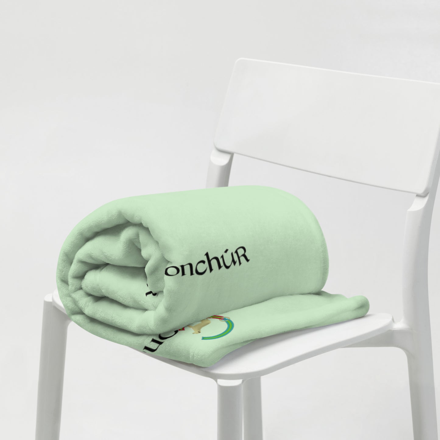 Conchúr (Conor)- Personalized Baby Blanket with Irish name Conchúr