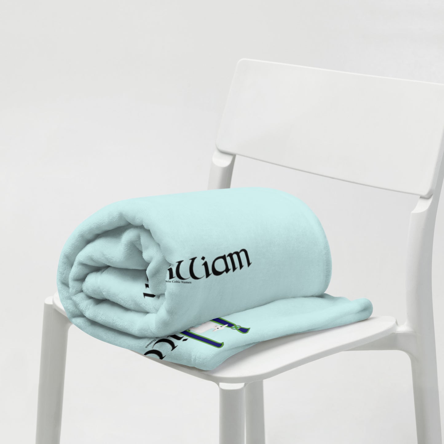 Uilliam (Liam) - Personalized Baby Blanket with Irish name Uilliam