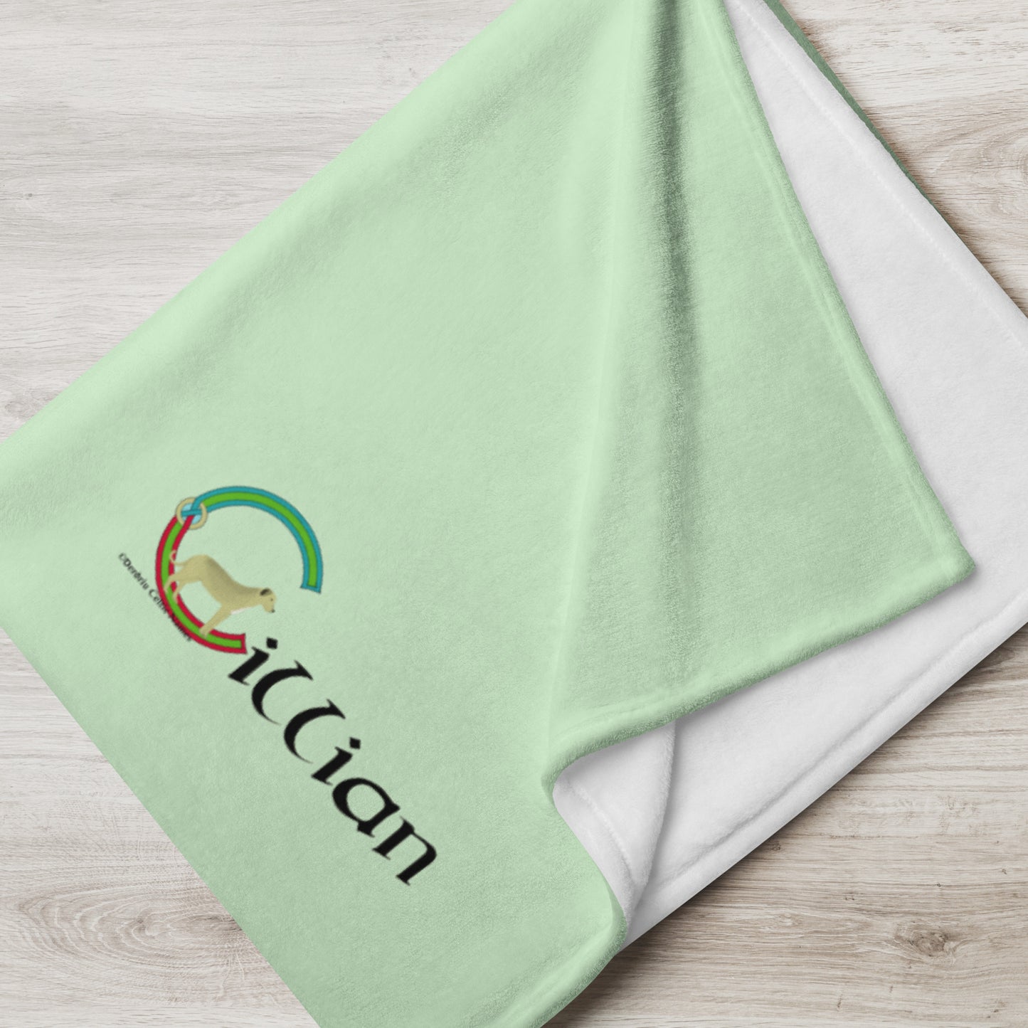 Cillian (Killian) - Personalized Baby Blanket with Irish name Cillian