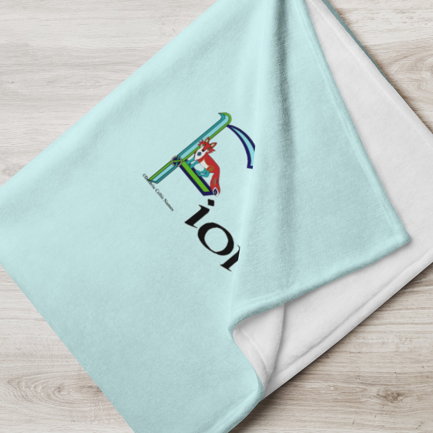 Fionn (Finn) - Personalized Baby Blanket with Irish name Fionn