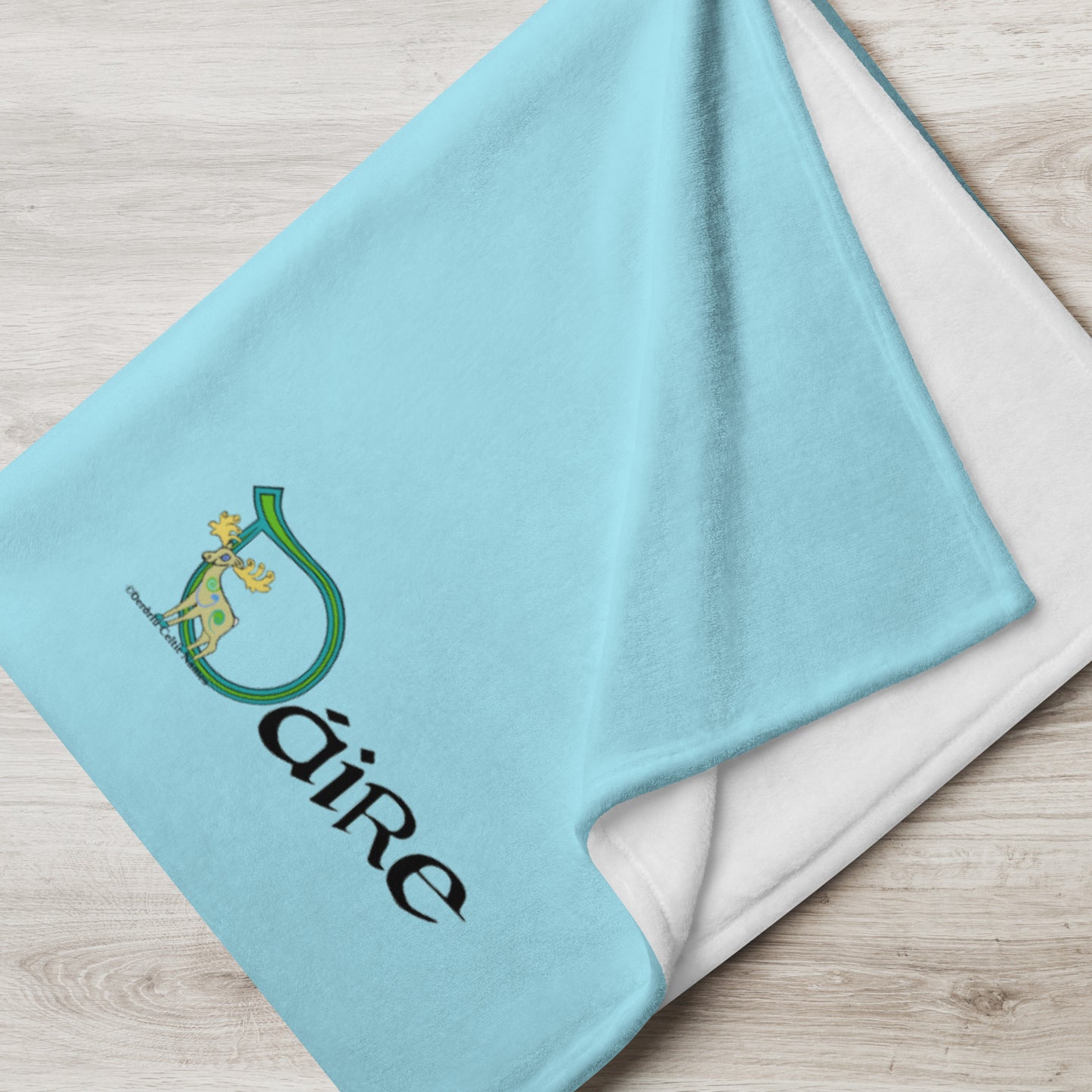 Dáire (Darragh)  - Personalized Baby Blanket with Irish name Dáire