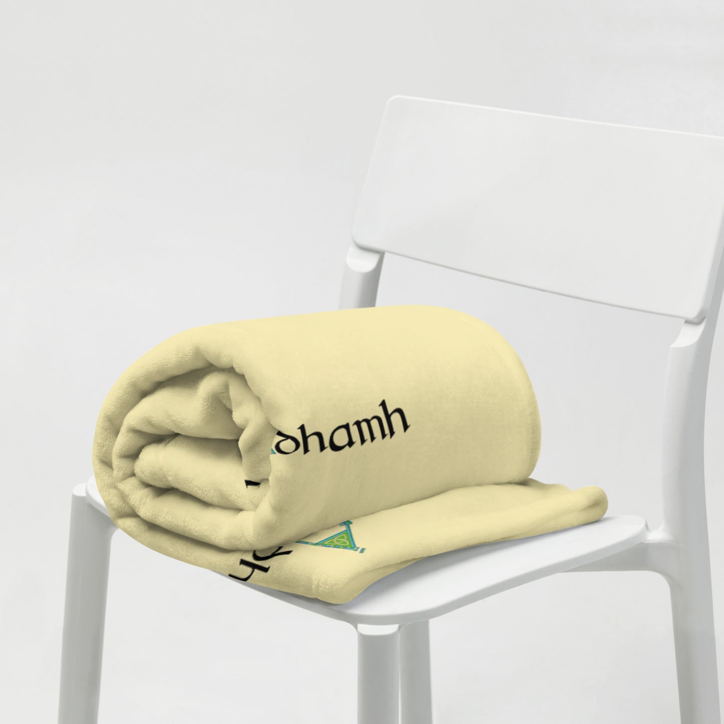 Ádhamh (Adam) - Personalized Baby Blanket with Irish name Ádhamh