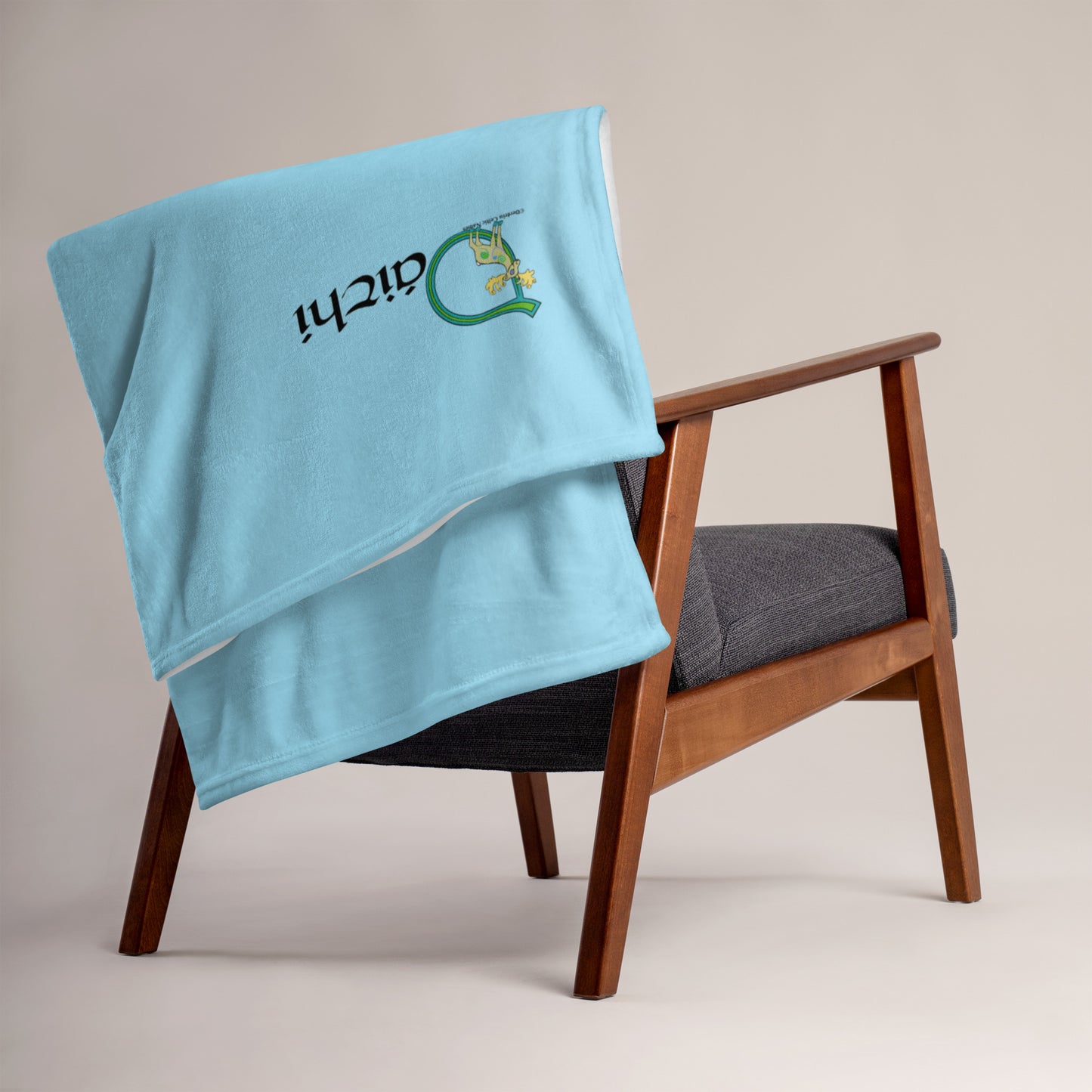 Dáithí (David) - Personalized Baby Blanket with Irish name Dáithí