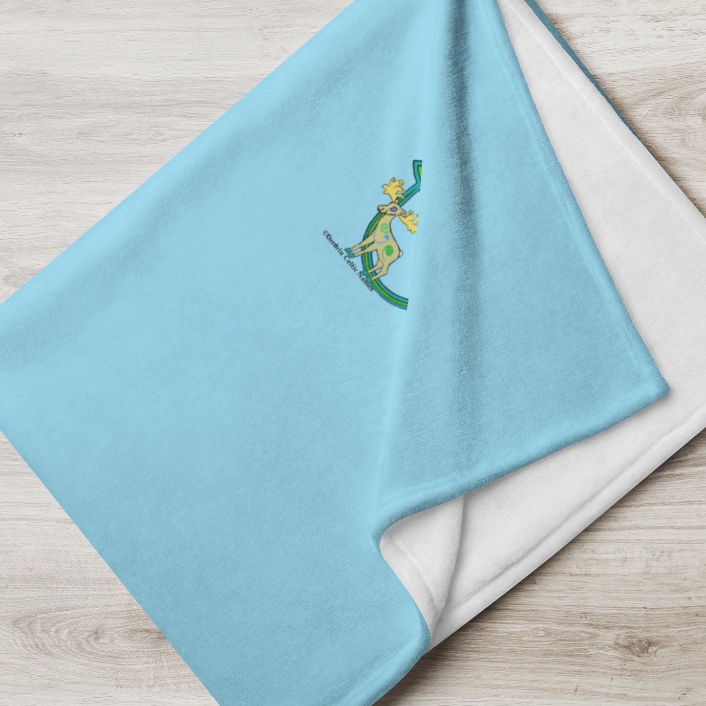 Dáithí (David) - Personalized Baby Blanket with Irish name Dáithí