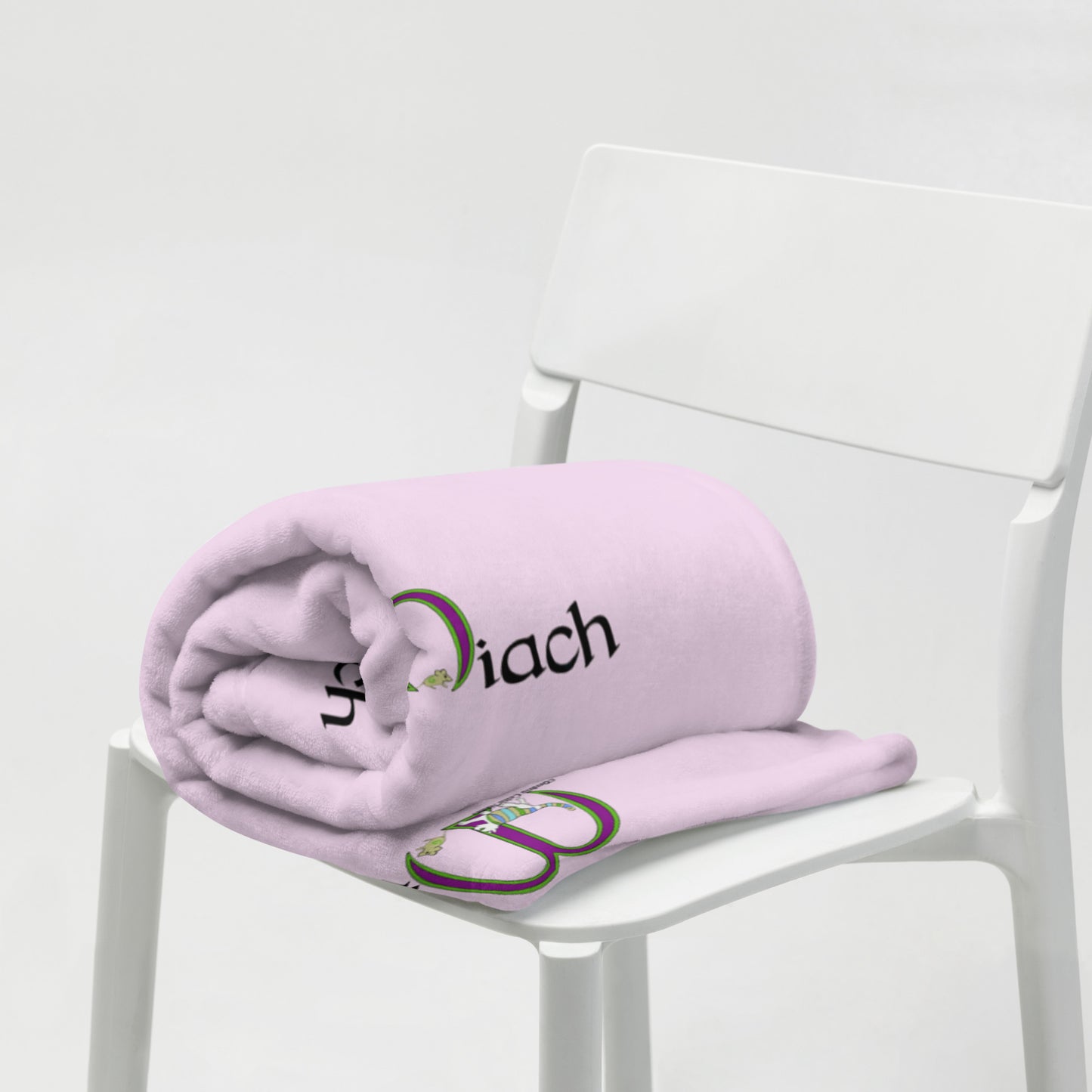 Miach (Mia) - Personalized Baby Blanket with Irish name Miach