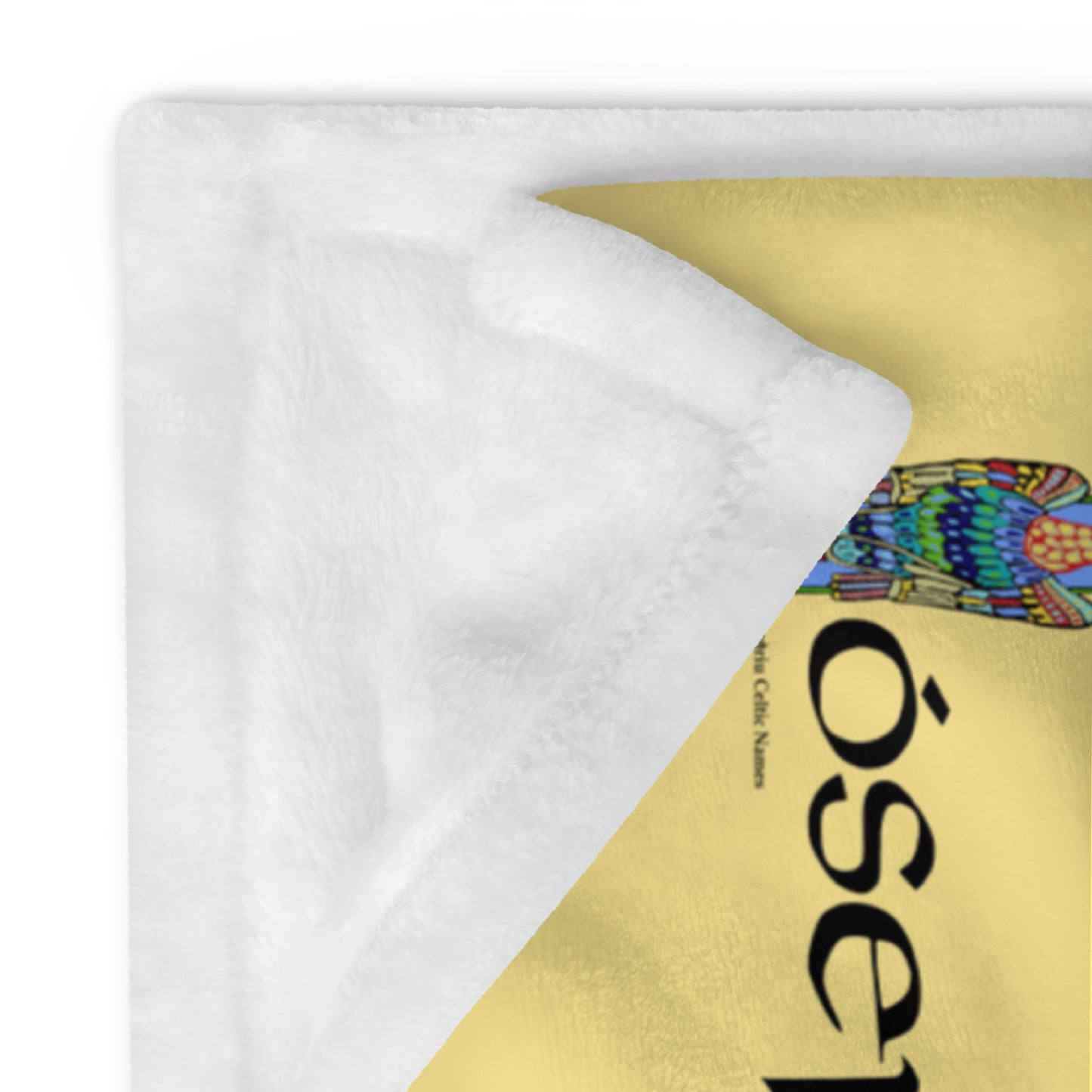 Iósep (Joseph) - Personalized Baby Blanket with Irish name Iósep