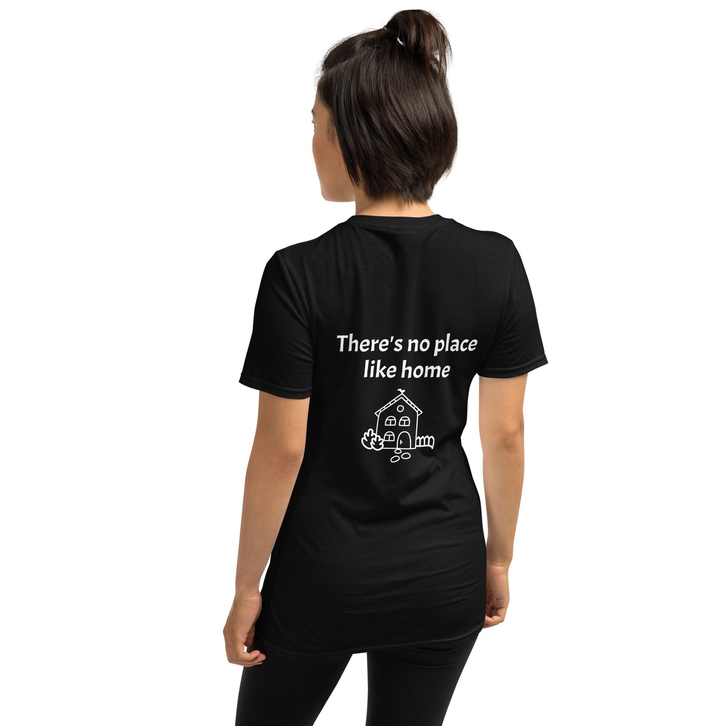 Níl aon tinteán mar do thinteán féin (There's no place like home) Irish Language Proverb Short-Sleeve Unisex T-Shirt (Black/Navy/Dark Heather) (Free Shipping)