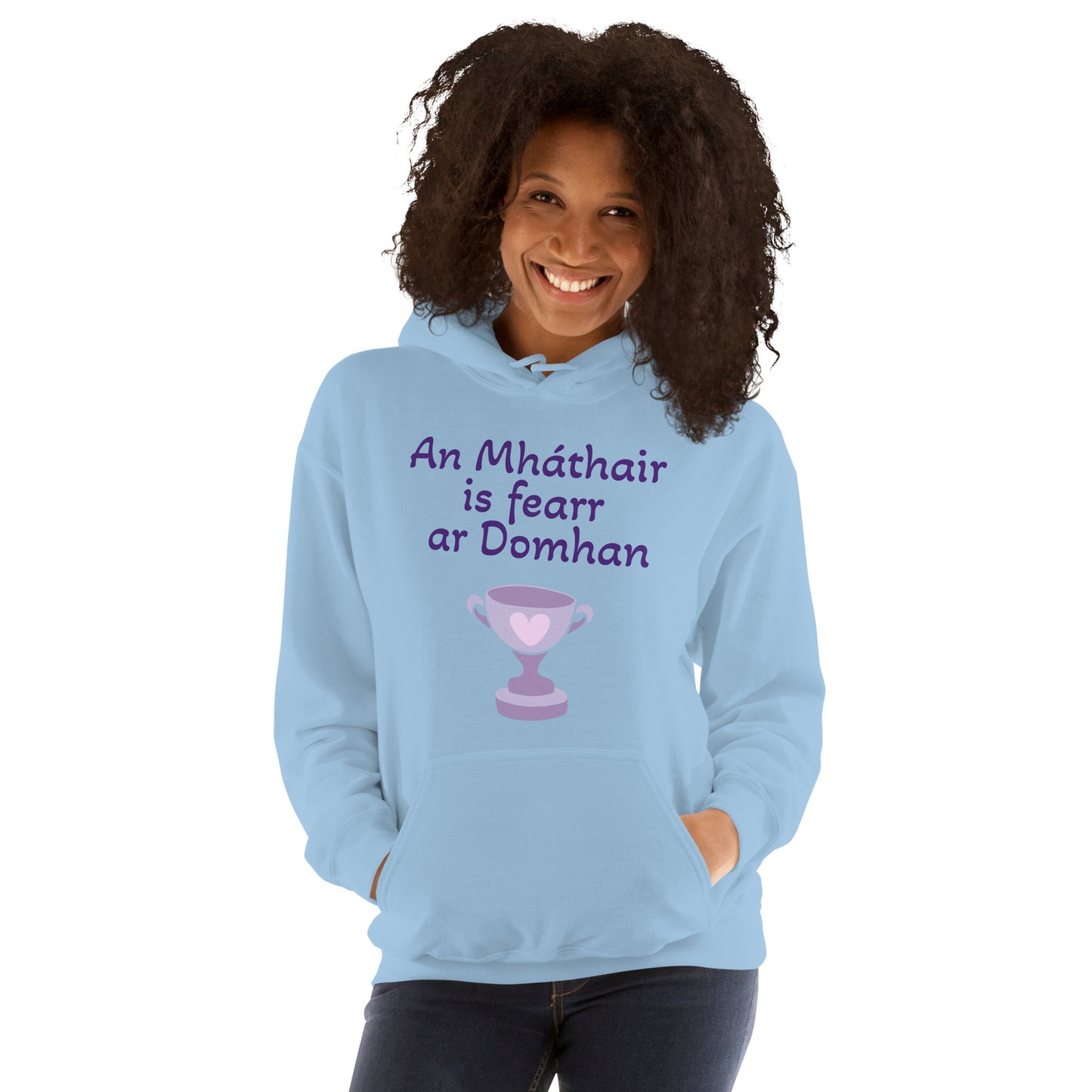 Best Mother in the World - Irish Language Mother's Day Hoodie