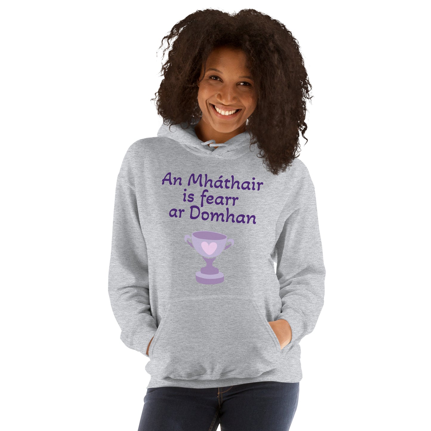 Best Mother in the World - Irish Language Mother's Day Hoodie