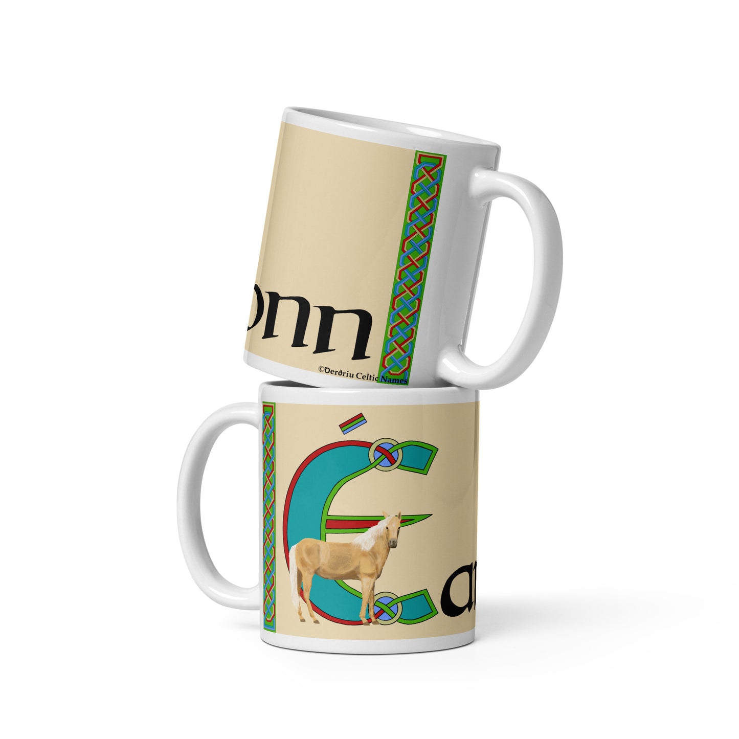 Éamonn (Edmond) - Personalized white glossy mug with Irish name Éamonn (Free Shipping)