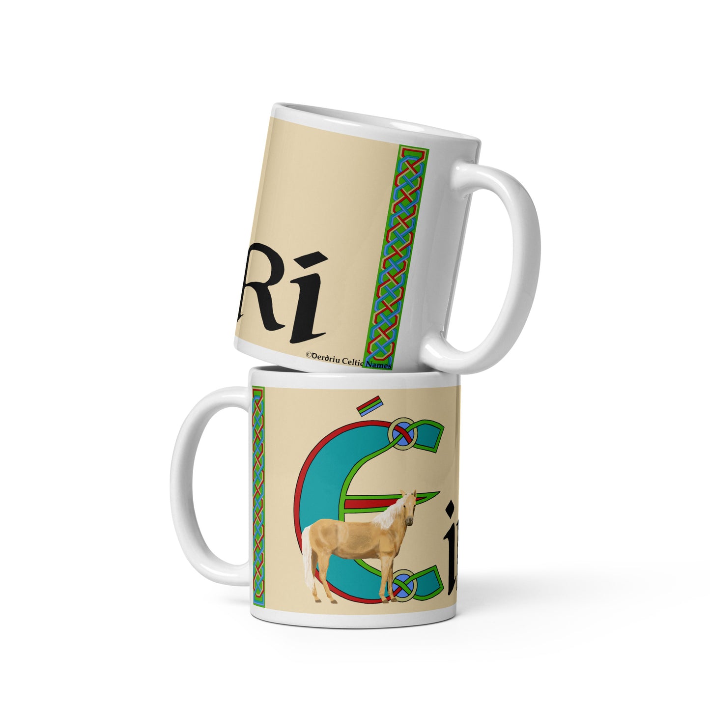 Éinrí (Henry) - Personalized white glossy mug with the Irish name Éinrí (Free Shipping)