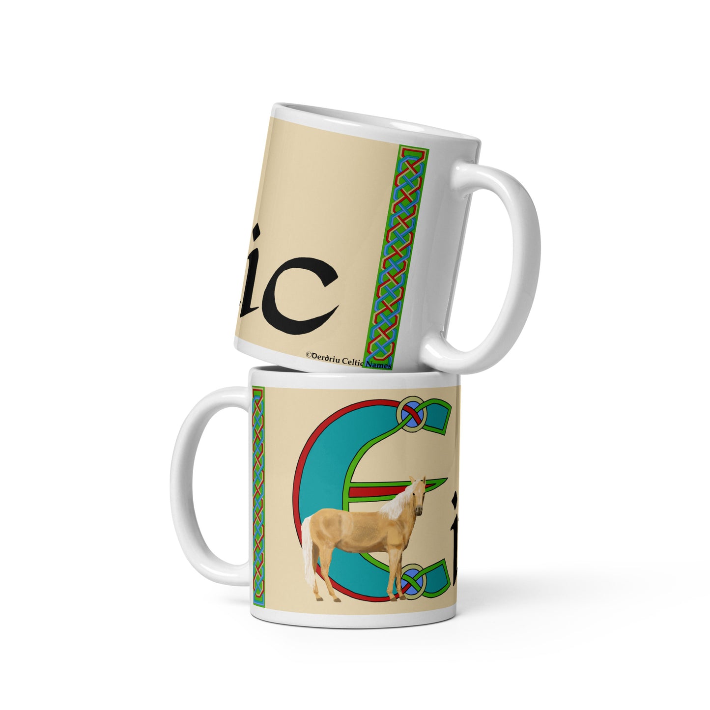 Eiric (Eric) - Personalized white glossy mug with the Irish name Eiric (Free Shipping)