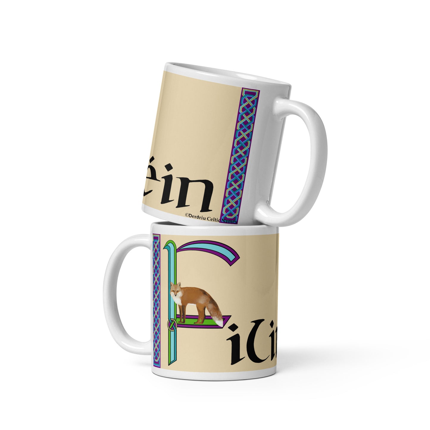 Filiméin (Philomena) - Personalized white glossy mug with Irish name Filiméin (Free Shipping)