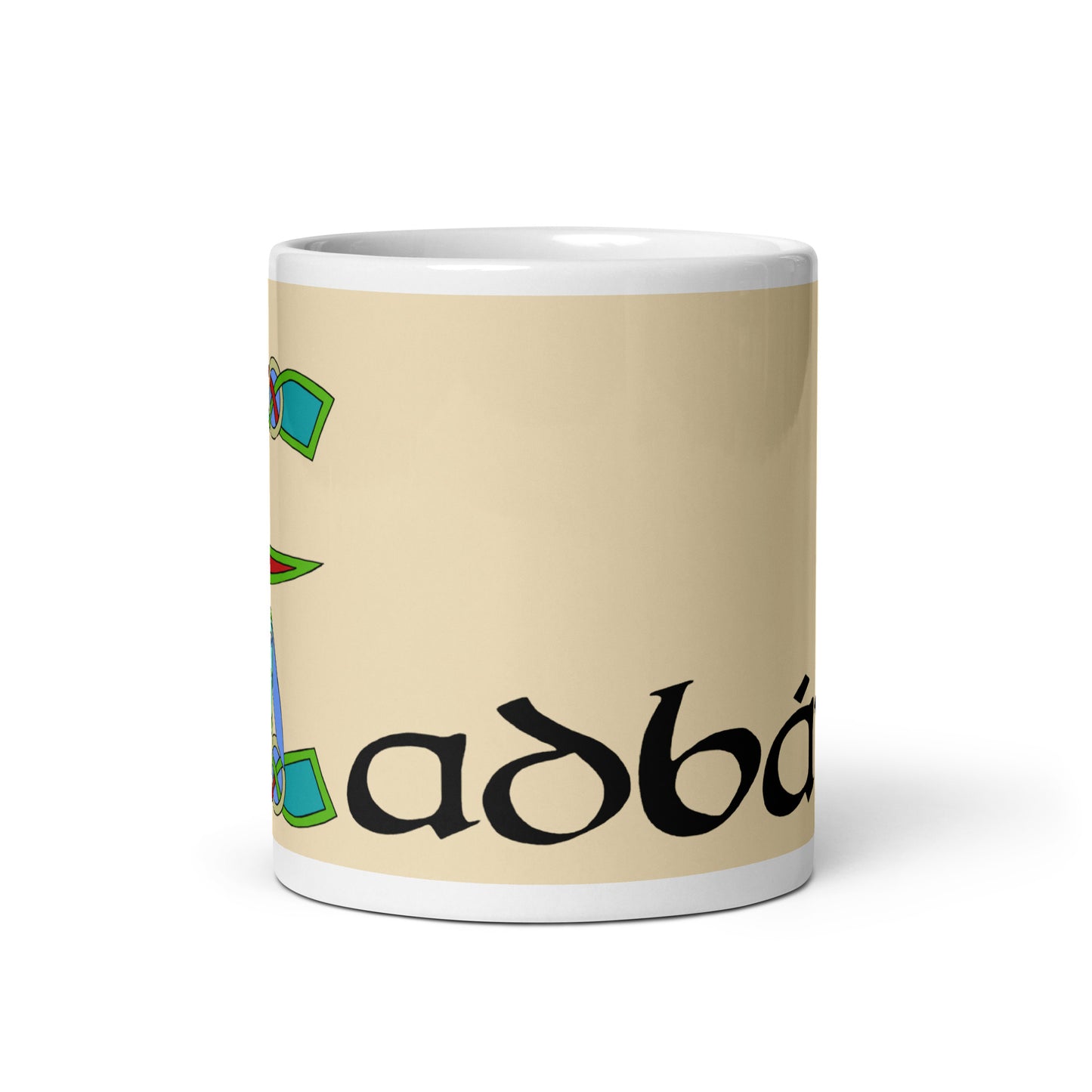 Éadbárd (Edward) - Personalized white glossy mug with Irish name Éadbárd (Free Shipping)