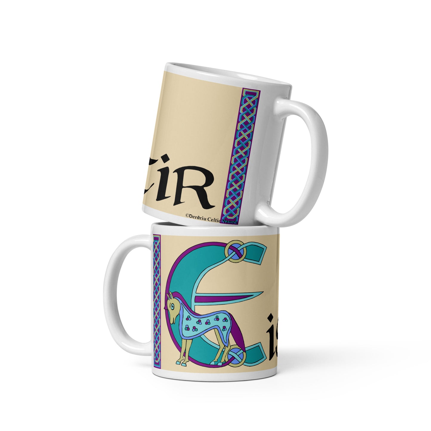 Eistir (Esther) - Personalized white glossy mug with Irish name Eistir (Free Shipping)