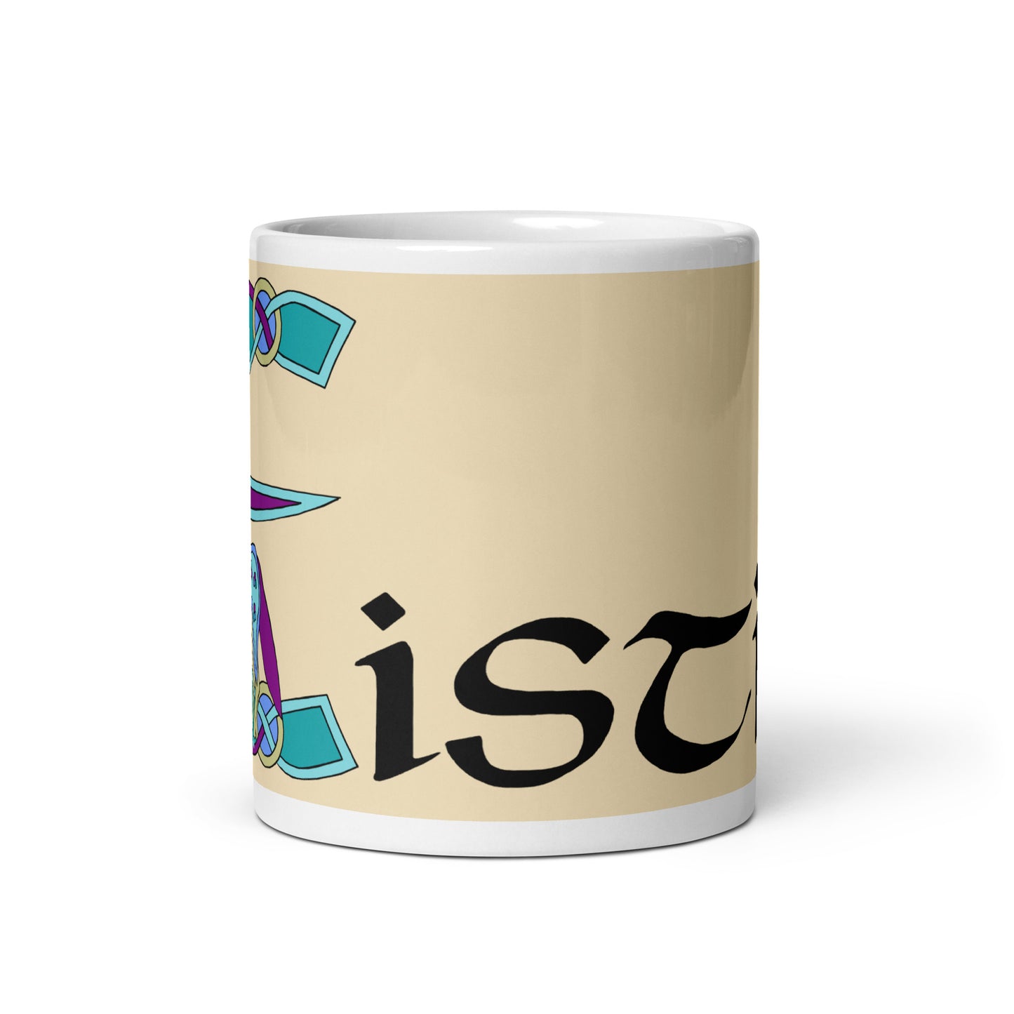 Eistir (Esther) - Personalized white glossy mug with Irish name Eistir (Free Shipping)