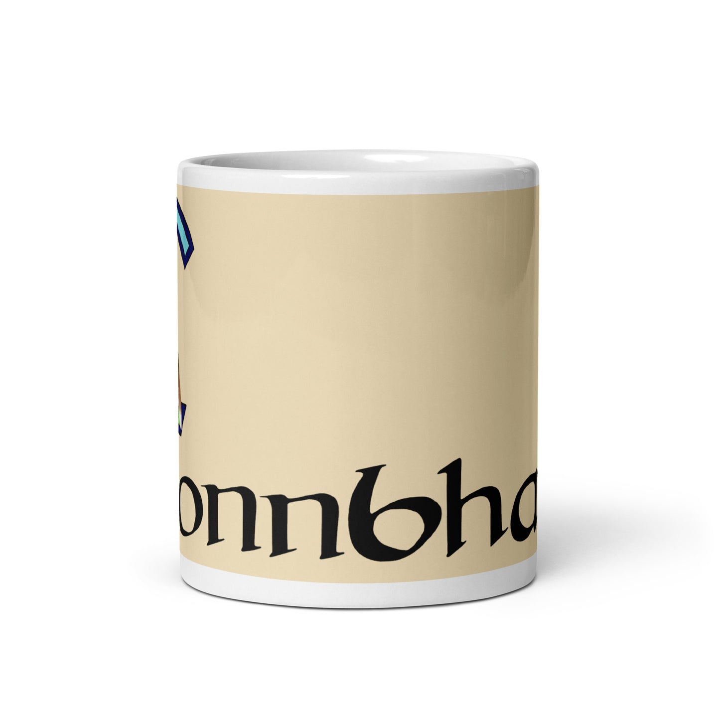 Fionnbharr (Finbar) - Personalized white glossy mug with Irish name Fionnbharr (Free Shipping)