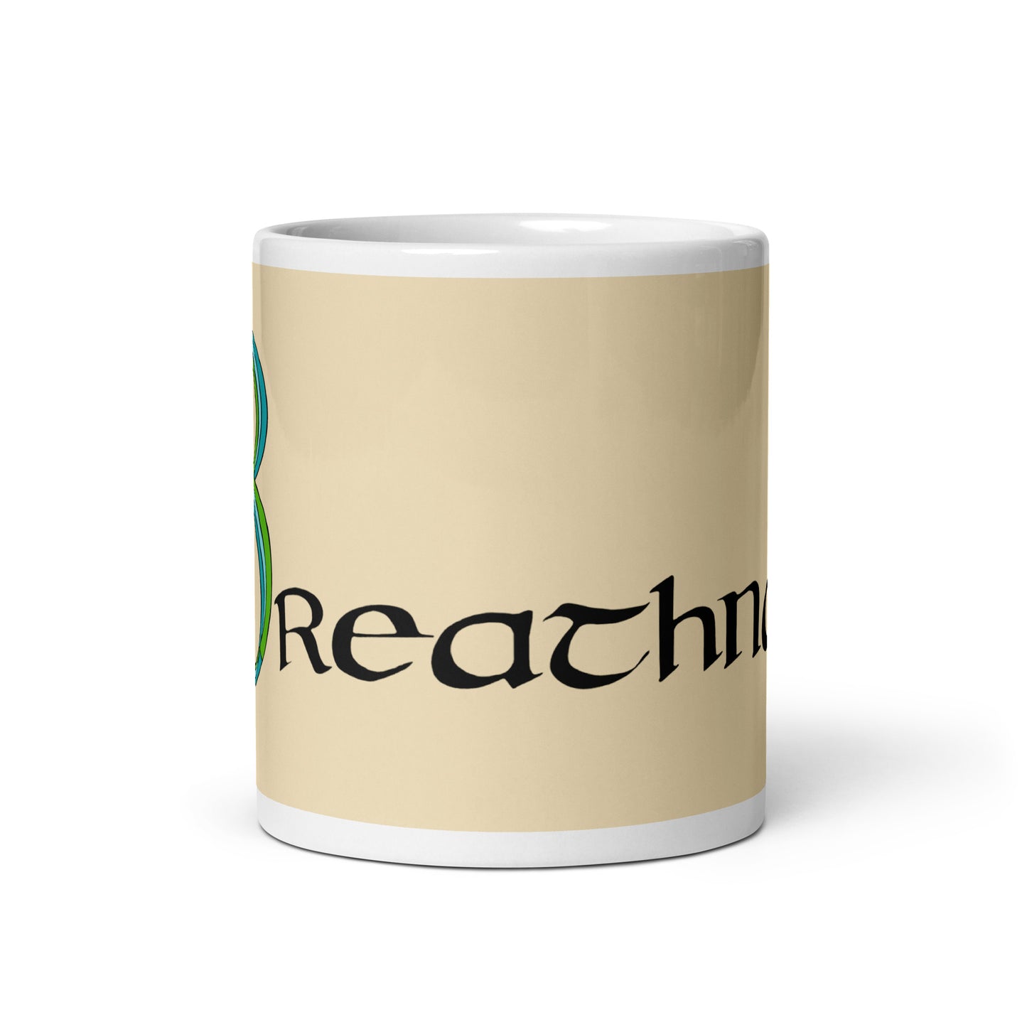 Breathnach (Walsh) - Personalized white glossy mug with Irish surname Breathnach (Free Shipping)