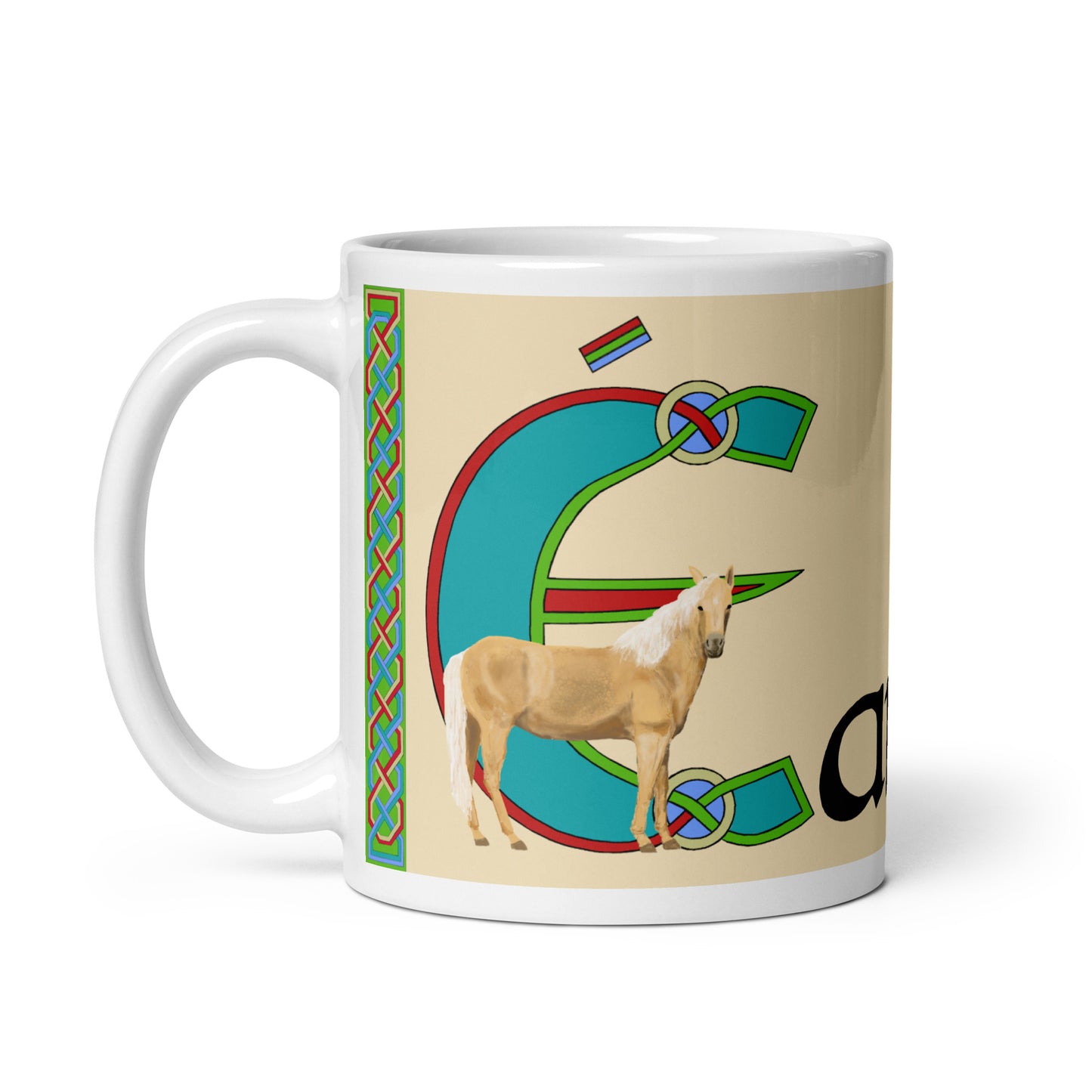 Éamonn (Edmond) - Personalized white glossy mug with Irish name Éamonn (Free Shipping)