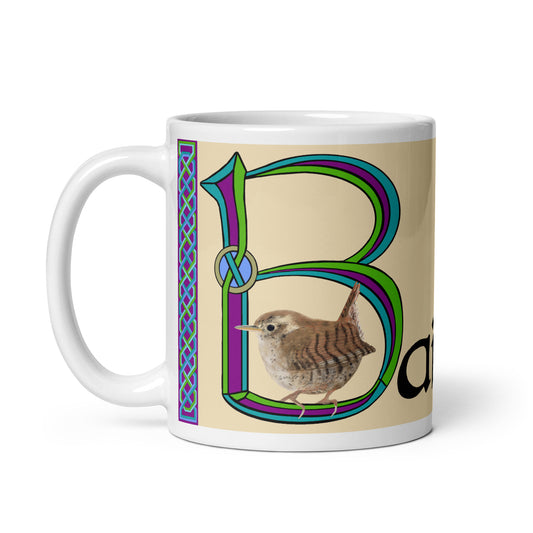 Bairbre (Barbara) - Personalized white glossy mug with Irish name Bairbre (Free Shipping)