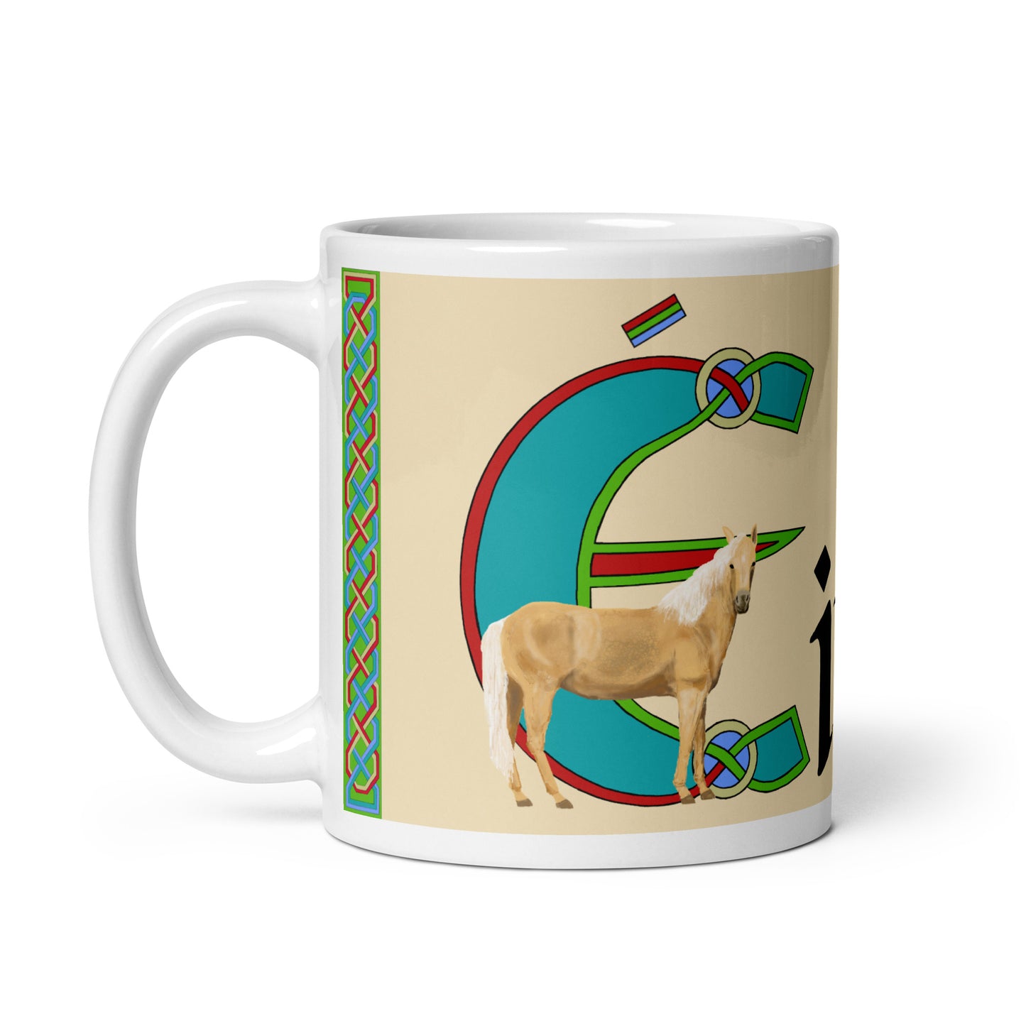 Éinrí (Henry) - Personalized white glossy mug with the Irish name Éinrí (Free Shipping)