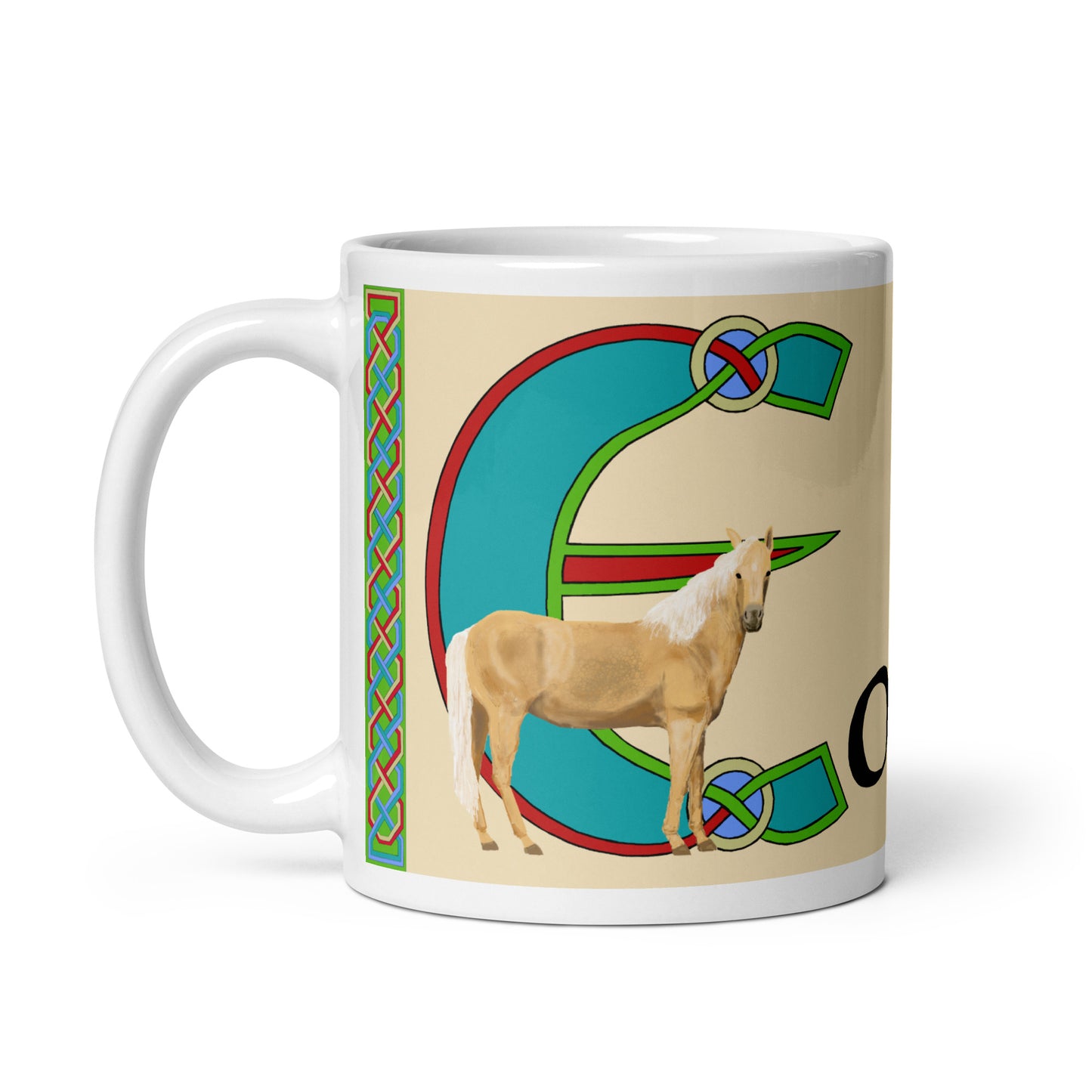 Eoghan (Owen) - Personalized white glossy mug with the Irish name Eoghan (Free Shipping)