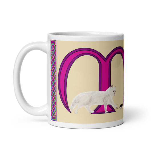 Mairéad (Margaret) - Personalized white glossy mug with Irish name Mairéad (Free Shipping)