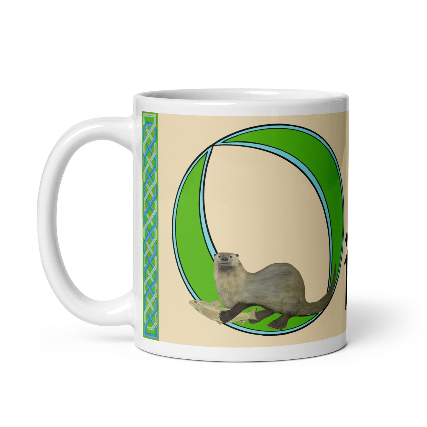 Oillil (Elijah) - Personalized white glossy mug with Irish name Oillil (Free Shipping)