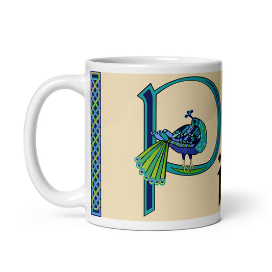 Pilib (Philip) - Personalized white glossy mug with Irish name Pilib (Free Shipping)