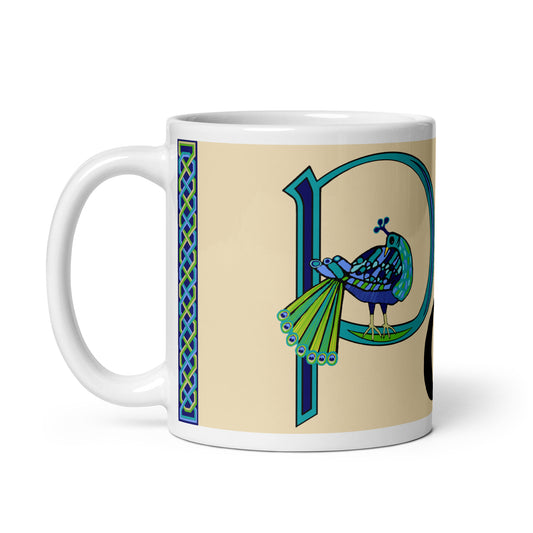 Pól (Paul) - Personalized white glossy mug with Irish name Pól (Free Shipping)