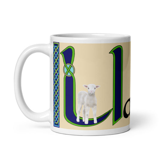 Ualtar (Walter) - Personalized white glossy mug with Irish name Ualtar (Free Shipping)